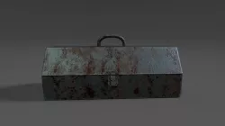 Old ToolBox Low-poly 3D model