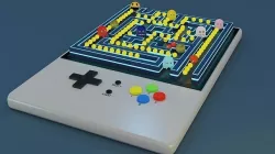 PacMan Scene Recreate on Console  3D model