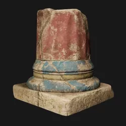Painted Roman Column UDIM 3D model