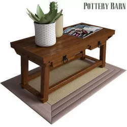 Pottery Barn Monroe Console Table 3D model