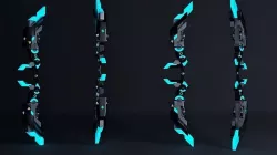 Project Ashes Bow From League Of Legends Low-poly 3D model