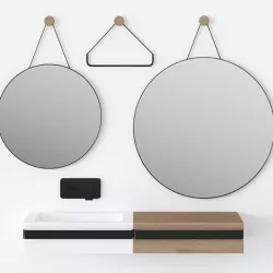 RING Mirror By EVER Life Design Bath set  3D model