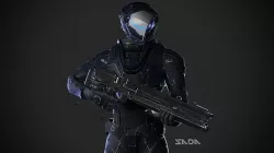 Robot Sada Character Low-poly 3D model