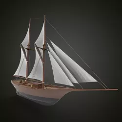 Sailing Ship I 3D model