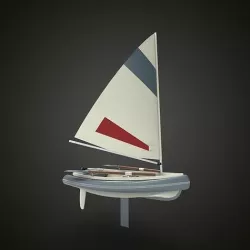 Sailing ship xx 3D model