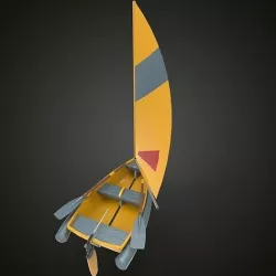 Sailing ship xxy 3D model