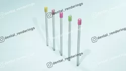  Saliva Ejector Suction Tips 3D model