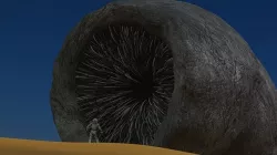 Sandworm From Dune Rigged Sci-fi Character Low-poly 3D model