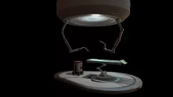 Sci-fi operation table 3D model