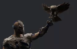Sculpture of the character - Gazer 3D model