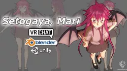 Setogaya Mari from Itadaki Seieki Low-poly 3D model