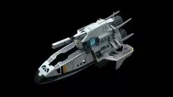 Spaceship Low-poly 3D model