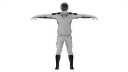 Spacesuit SpaceX Dragon Starman 2 Low-poly 3D model