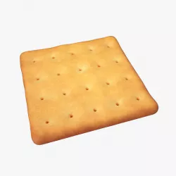 Square cracker 3D model
