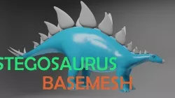 stegosaurus basemesh 3D model