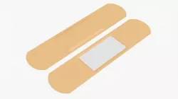 Sticking plaster 3D model