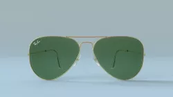 Sunglasses Ray Ban Aviator  3D model