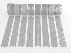 Tire Wheel Ruber Tracks  3D model