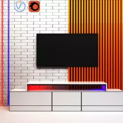 TV wall 3D model