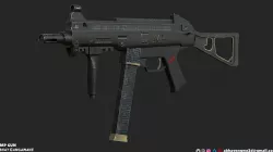 UMP Gun CGTrader Low-poly 3D model