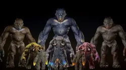 Unity Ready Mythological Creatures Pack - Norse Low-poly 3D model