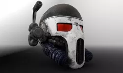 Vindicare Assassin helmet warhammer 40k 3D model