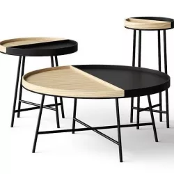 Walmart DecMode Contemporary Coffee Tables 3D model