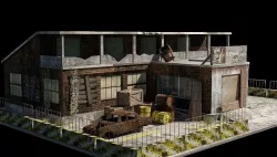 Wine Shop 3D model