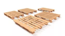WOODEN PALLETS 3D model