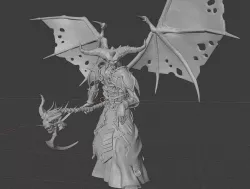 World of Warcraft - Warlock Diabolic Raiment 3D model