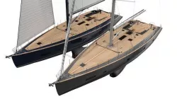 24 Meter Modern Sailing Yacht 3D model