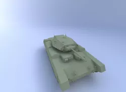 A15 Crusader (Cruiser Mk VI) 3D model
