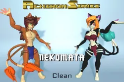 Acheron Nekomata Clean Low-poly 3D model