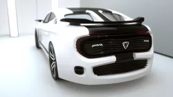 Affekta Deamon Concept Sport Car Low-poly 3D model