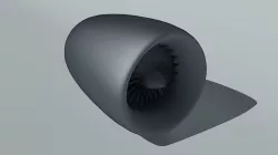 Aircraft Engine 3D model