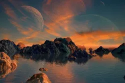 Alien Planet Sci-Fi Fantasy Scenery 3D model
