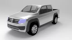 amarok volkswagen v6 3D model