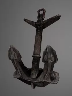 Anchor Low-poly 3D model