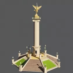 Angel chihuahua Low-poly 3D model