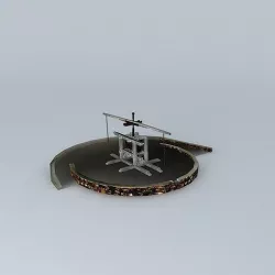 Animal Mill on Estate Whim St Croix USVI 3D model