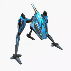 Animated Mech Walker 3D model