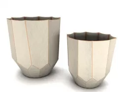 Apex ceramic Vase 3D model