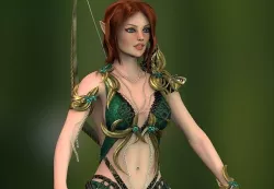 Archer elf 3D model