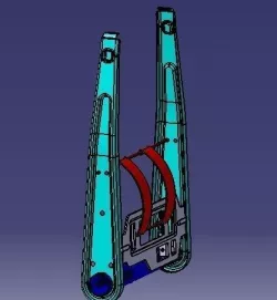 Back Seat Frame 3D model