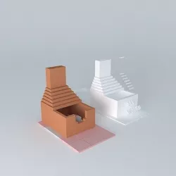 back yard bbq 3D model