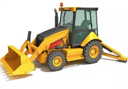 Backhoe Loader 3D model
