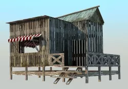 Barrack 3D model