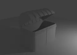 Basic Chest Low-poly 3D model