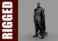 Batman Rig 3D model