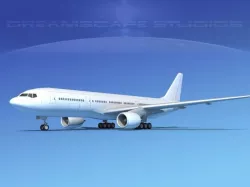 Boeing 777-200 LP SS 3D model